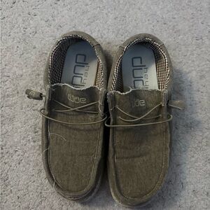 Hey Dude Green Loafers Slip-Ons Casual
